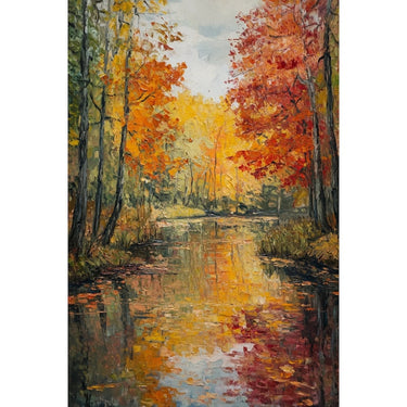Acrylic canvas Autumn Landscape
